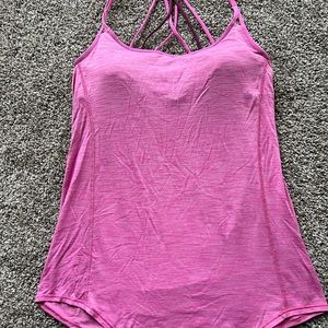 Lululemon yoga top with pads